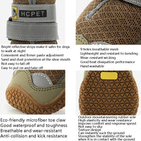 4 PCS / Set HCPET Dog Shoes Breathable Net Dog Shoes