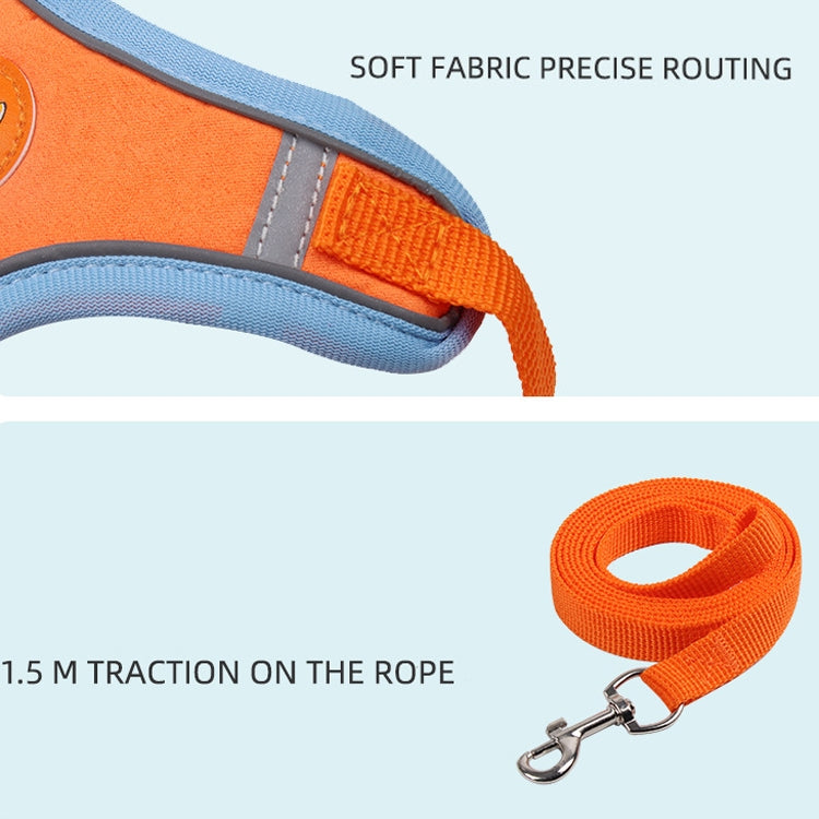 BL-867 Pet Chest Straps Reflective Dog Traction Rope, Size: