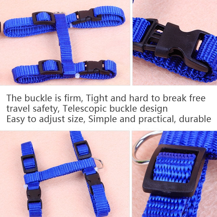 I-shaped Nylon Cat Leash Pet Chest Strap
