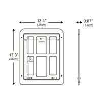 34cmx 44cm Pet Window Door Dog Cat Cave Anti-mosquito Pet Lattice Door