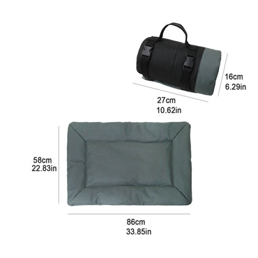 Outdoor Camping Foldable Pet Sleeping Pad 600D Oxford Cloth Waterproof Dog Pad