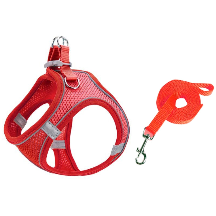 TM050 Pet Chest Strap Vest Type Breathable Reflective Traction Rope