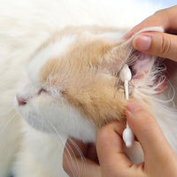 2boxes Pet Cotton Swabs Cat Dog Ear Cleaning Supplies