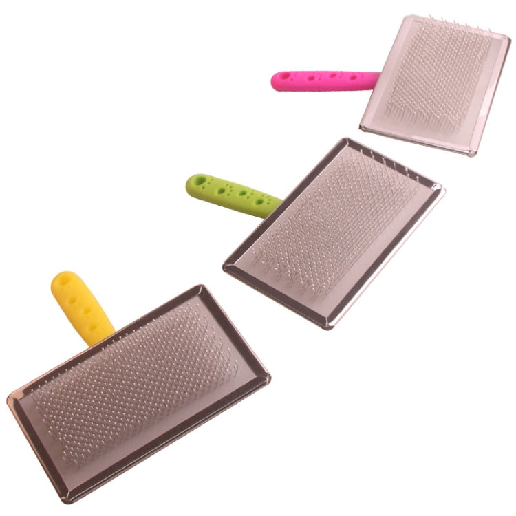 BG-W1347 Pet Hair Removal Massage Comb Dog Cleaning Tools, Random Color Delivery