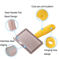 BG-W1347 Pet Hair Removal Massage Comb Dog Cleaning Tools, Random Color Delivery