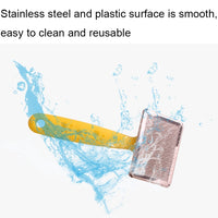BG-W1347 Pet Hair Removal Massage Comb Dog Cleaning Tools, Random Color Delivery