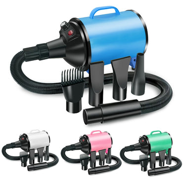2100W Dog Dryer Stepless Speed Pet Hair Blaster Pet Water Blower