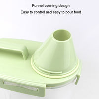 Pet Food Storage Bucket 4 Snap Dog Food Moisture Proof Sealed Storage Tank