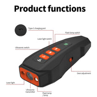 LED Flashing Light Handheld Ultrasonic Bark Arrester Frequency Conversion Dog Training Device