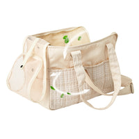 Portable Cotton Canvas Outing Shoulder Cat Bag