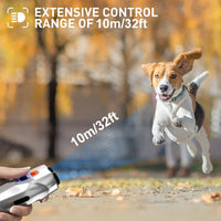 Ultrasonic Dog Repeller Stop Barker Dual Probe High Power Repeller Handheld Dog Trainer