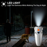 Ultrasonic Dog Repeller Stop Barker Dual Probe High Power Repeller Handheld Dog Trainer