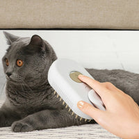 Pet Electric Spray Comb Rechargeable Cat Steamy Grooming Brush Cleaning Tool