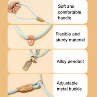 Dog Traction Rope Mid Large Dog Universal Safety Buckle Chain Circle