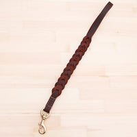 Leather Pet Leash Short Pull Rope Dog Chain