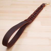 Leather Pet Leash Short Pull Rope Dog Chain