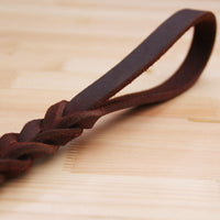Leather Pet Leash Short Pull Rope Dog Chain