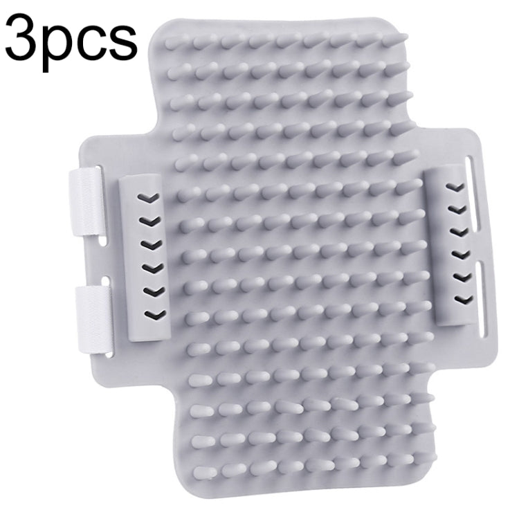 3pcs Pet Table Leg Hair Rubbing Massage Brush Cat Scratcher