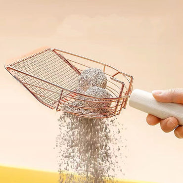 Metal Cat Litter Scoop Partition Filter Shovel Pet Care Cleaning Tool