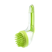 Long Handle Pet Bathing Brush Silicone Dogs Cats Cleaning Massage Brush Grooming Comb