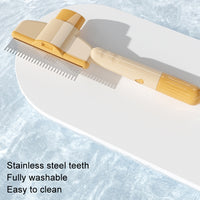 Knotting Hair Removal Cat Comb Pet Self-Cleaning Detangling Comb