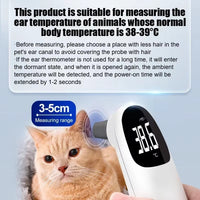 ELOFS EF-07 Pet Dog Cat Ear Digital Thermometer Accurate Infrared Measuring Animal Thermometer