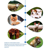 ELOFS EF-07 Pet Dog Cat Ear Digital Thermometer Accurate Infrared Measuring Animal Thermometer