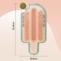 Cats Corner Self-Exciting Ice-Cream Scrubber Pet Massage Brush Toy