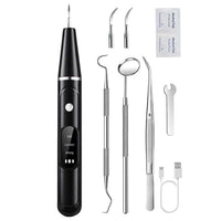 Pet Ultrasonic Teeth Cleaner Dog Tooth Brushing Kit Plaque Tartar Remover Dental Care Tool