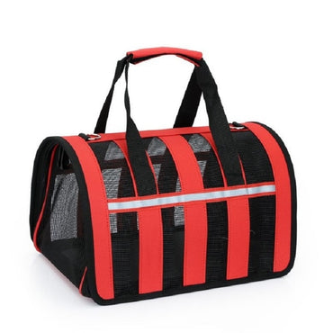 Foldable Mesh Breathable Pets Go Out Portable Diagonal Carrying Bag