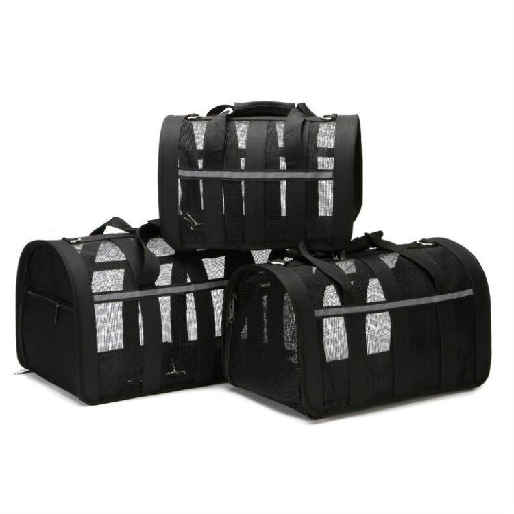 Foldable Mesh Breathable Pets Go Out Portable Diagonal Carrying Bag