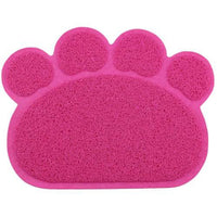 PVC Claw Shaped Cat Litter Mat Pet Placemat Anti-skid Floor Mat Pet Supplies