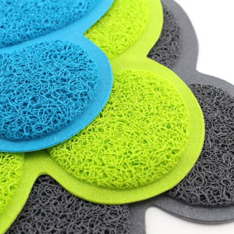 PVC Claw Shaped Cat Litter Mat Pet Placemat Anti-skid Floor Mat Pet Supplies
